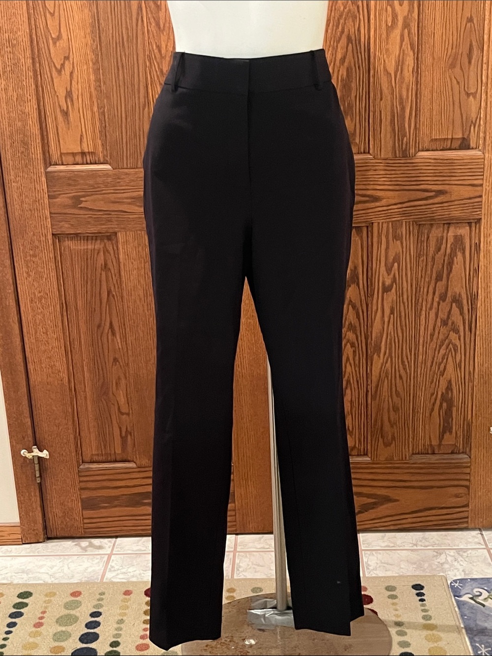 NWOT Talbots Black Straight-Leg Tailored Pants
